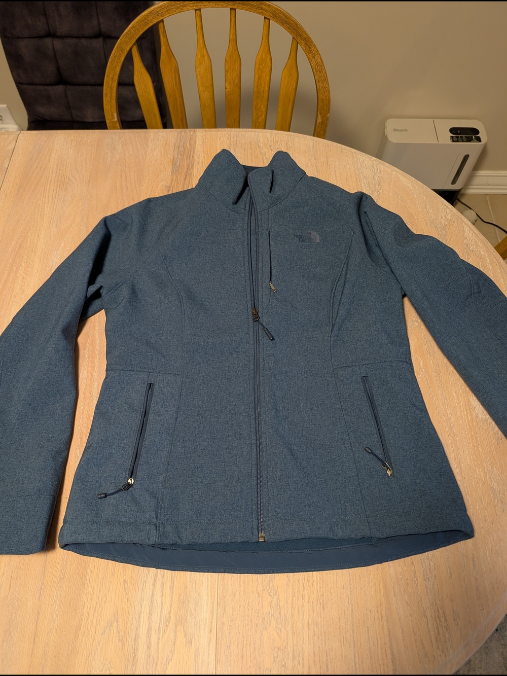 The North Face Women's Dark Blue Softshell Jacket Sz Large